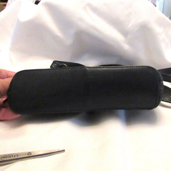 Anuschka Denim Paisley Floral Small Multi Compartment Zip-Around Organizer 8109 - Picture 6 of 8